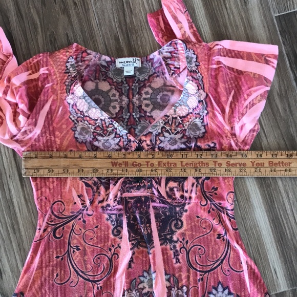 ✨Peachy Press Print Top - Picture 3 of 11